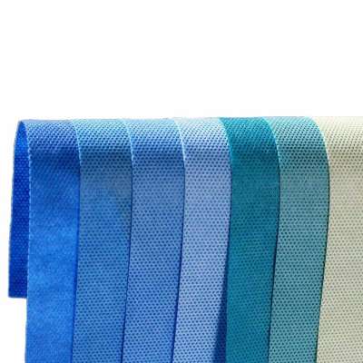 wholesale SS SSS SMS SMMS 100% PP medical Spunbond blue non woven fabric